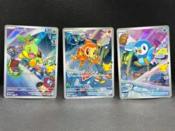 Pokemon TCG First Partner Illustration Collection Series 1 Gen 4 Sinnoh Starters - Image 1