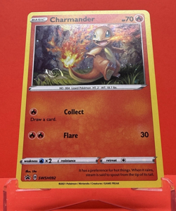 2021 Pokemon Charmander : Sword & Shield SWSH092 BS Promo * GALAXY SWIRL * - NM - Image 1