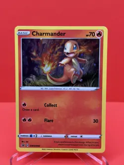 2021 Pokemon Charmander : Sword & Shield SWSH092 BS Promo * GALAXY SWIRL * - NM - Image 2