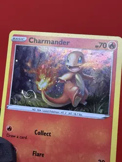 2021 Pokemon Charmander : Sword & Shield SWSH092 BS Promo * GALAXY SWIRL * - NM - Image 3