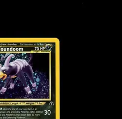 2001 Pokemon NEO DISCOVERY HOUNDOOM 1st EDITION HOLO (SWIRL) 4/75 RARE! MP/HP - Image 3