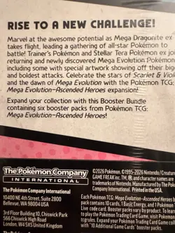 Pokemon TCG: Mega Evolution-Ascended Heroes Booster Bundle (6 Packs) Lot Of 4 - Image 3