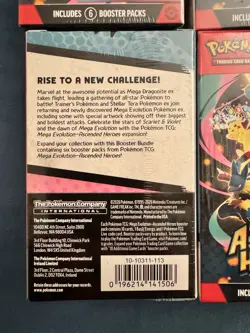 Pokemon TCG: Mega Evolution-Ascended Heroes Booster Bundle (6 Packs) Lot Of 4 - Image 4