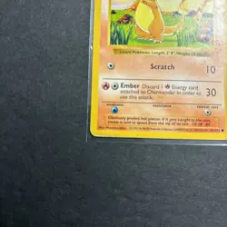 Pokemon Charmander Shadowless Base Set 46/102 Vintage 1999 WOTC HP - Image 5