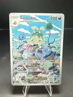 Pokemon Garbodor 204/182 SV04: Paradox Rift Illustration Rare Holo - Image 2