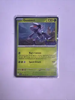 Genesect (Cosmos Holo)(Best Buy Exclusive) 008/094 Rare Holo Pokemon SEALED MINT - Image 1