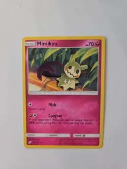 2x - Mimikyu 112/181 Pokemon NM Sun & Moon Team Up Reverse Holo And Non Holo - Image 4