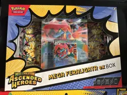 Pokemon Ascended Heroes Bundle Mega Lucario Poster Collection & Mega Feraligatr - Image 2