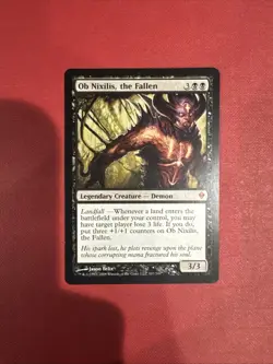 Ob Nixilis The Fallen Mtg Zendikar Lp Light Play - Image 1
