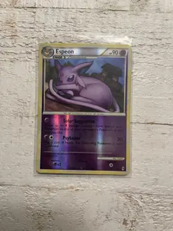 Pokemon 2011 Call of Legends 4/95 Espeon Reverse Holo Rare - Image 1