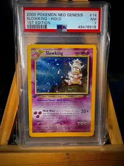 Pokemon TCG Neo Genesis 1st Edition Slowking 14/111 Holo Rare WOTC 2000 - Image 1