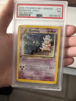 Pokemon TCG Neo Genesis 1st Edition Slowking 14/111 Holo Rare WOTC 2000 - Image 3