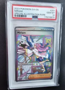 PSA 10 MIRIAM 251 2023 POKEMON SCARLET & VIOLET | SPECIAL ILLUSTRATION RARE - Image 1