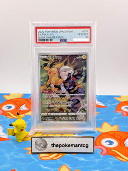 PSA 2022 Pokemon JPN FA/Pikachu Dark Phantasma #073 GEM MT 10 - Image 1