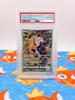 PSA 2022 Pokemon JPN FA/Pikachu Dark Phantasma #073 GEM MT 10 - Image 2