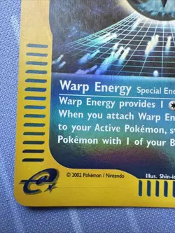 Warp Energy (147) Aquapolis - Reverse Holo - VINTAGE 2002 Pokemon - Image 5