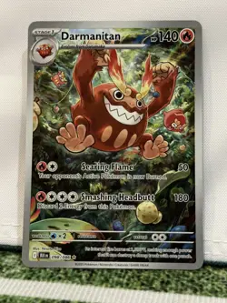 Darmanitan S&V: Black Bolt #98/86 Illustration Rare Pokemon TCG - Image 1