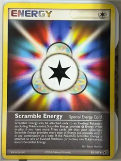 Scramble Energy POP Series 4 Uncommon Pokemon Moderately played - Image 1