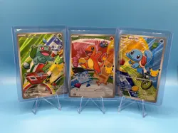 Pokemon TCG First Partner Illustration Collection Series 1 Kanto GEN 1 Starters - Image 1