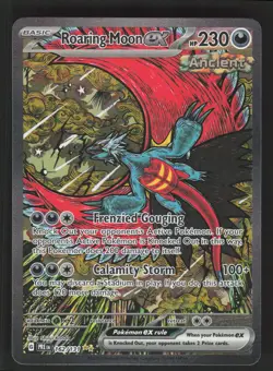 Roaring Moon ex 162/131 Pokemon TCG SV: Prismatic Evolutions NM - Image 1