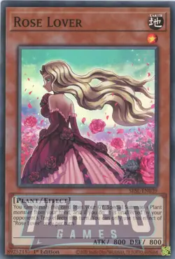 Yugioh Rose Lover SESL-EN039 Super Rare 1st Edition NM/LP - Image 1