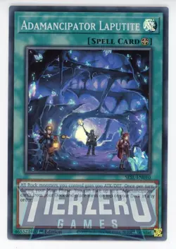 Yugioh Adamancipator Laputite SESL-EN010 Super Rare 1st Edition NM/LP - Image 1