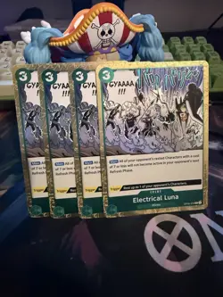 One Piece Card Game OP08 Electrical Luna Event 4x English - Image 1