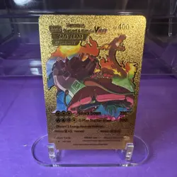 Pokemon Venusaur Charizard Blastoise VMAX TAG TEAM Gold Foil Card - Image 1