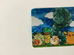 1996 Pokemon Japanese Vending Card Sticker #69 Onix Mewtwo Mew Meowth Charmandar - Image 3