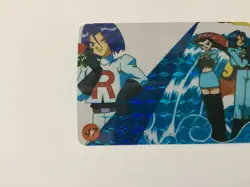 1996 Japanese Vending Pokemon Sticker Card #47 PRIZM Team Rock, Charizard vs + - Image 5