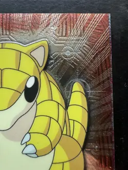2000 Topps Chrome Pokemon: Sandshrew #27 Trading Card Holo Foil (NM) - Image 3