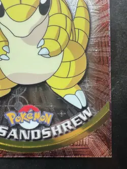 2000 Topps Chrome Pokemon: Sandshrew #27 Trading Card Holo Foil (NM) - Image 5