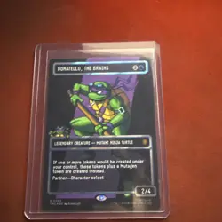 Donatello, the Brains Commander: Teenage Mutant Ninja Turtles surge Foil MTG - Image 1