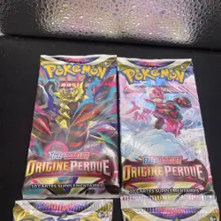 Artset 4 Boosters Pokemon E&B - Origine Perdue - Sortie De Display Scelle FR #6 - Image 2