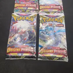Artset 4 Boosters Pokemon E&B - Origine Perdue - Sortie De Display Scelle FR #6 - Image 3