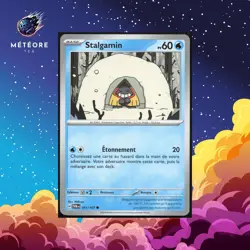 Carte Pokemon Stalgamin 051/167 Mascarade Crepusculaire Francais - Image 1