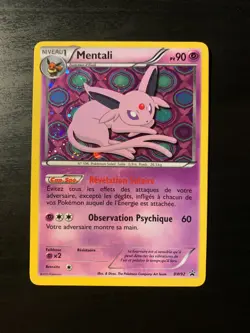 Carte Pokemon : Mentali BW92 Promo Noir & Blanc Francaise - Image 1