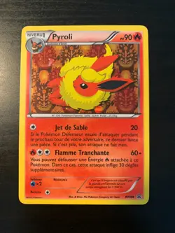 Carte Pokemon : Pyroli BW88 Promo Noir & Blanc Francaise - Image 1