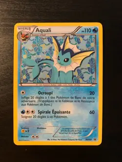 Carte Pokemon : Aquali BW89 Promo Noir & Blanc Francaise - Image 1