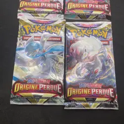 Artset 4 Boosters Pokemon E&B - Origine Perdue - Sortie De Display Scelle FR #4 - Image 3