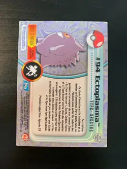 Carte Pokemon TOPPS Serie 1 Ectoplasma Numero 94 Francaise - Image 5