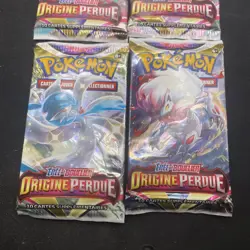 Artset 4 Boosters Pokemon E&B - Origine Perdue - Sortie De Display Scelle FR #3 - Image 3