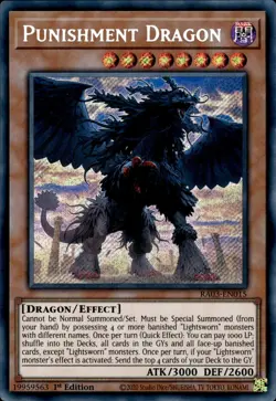 Punishment Dragon - Secret Rare 1st Edition RA03-EN015 - NM - YuGiOh - Image 1