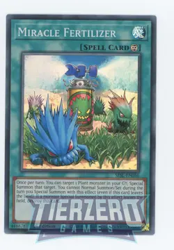 Yugioh Miracle Fertilizer SESL-EN056 Super Rare 1st Edition NM/LP - Image 1