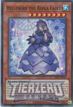 Yugioh Hellebore the Rikka Fairy SESL-EN020 Super Rare 1st Edition NM/LP - Image 1