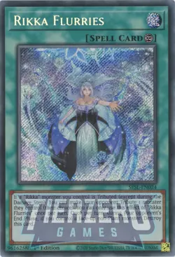Yugioh Rikka Flurries SESL-EN024 Secret Rare 1st Edition NM/LP - Image 1
