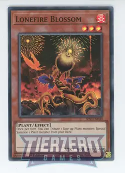 Yugioh Lonefire Blossom SESL-EN040 Super Rare 1st Edition NM/LP - Image 1