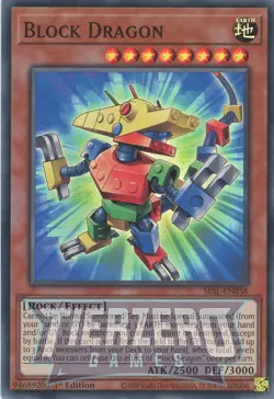Yugioh Block Dragon SESL-EN038 Super Rare 1st Edition NM/LP - Image 1