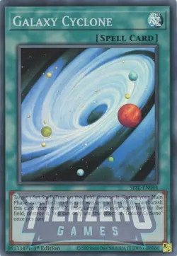 Yugioh Galaxy Cyclone SESL-EN044 Super Rare 1st Edition NM/LP - Image 1