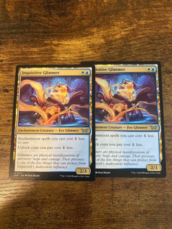 x2 MTG Duskmourn U Inquisitive Glimmer #0217 NM DSK - Image 1
